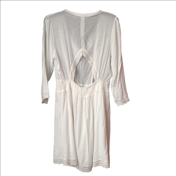 NWOT Heartloom Revolve White Soma Dress Peasant Cottagecore Prairie Romantic - Picture 7 of 13